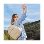 Elegantný dámsky batoh do mesta Heys Puffer Backpack Off White