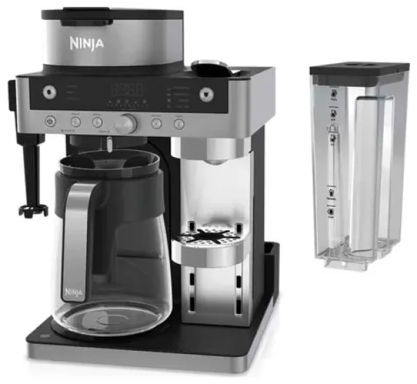 Ninja Prestige CFN802EU strieborná / kapsulový / prekvapkávací kávovar / 1650 W / 19 bar / 1.8l (FN802EU)