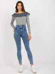 Spodnie jeans NM SP L73.33P niebieski XS