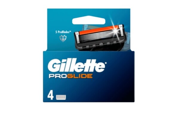 GILLETTE ProGlide náhradné holiace hlavice 4 ks