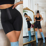 Sexy Highwaist Shaping Leggings short black S/M