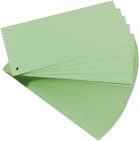 Herlitz Oddeľovacie pásky / 100 ks / zelená (10843506)