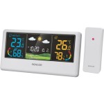 Sencor SWS 4100 W Meteostanica biela / farebný LCD / bezdrôtový snímač (8590669349623)