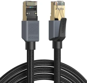 Ugreen NW343 čierna / Sieťový kábel / Cat.8 / F/FTP / RJ45-RJ45 / 5m (85731)