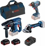 Bosch Sada GBH180+ GWS180 + GDX180 18V 2*5.0AH