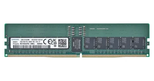 Samsung M321R4GA3PB0-CWM 32GB / Serverová pamäť / DDR5 5600 MHz / 2Rx8 / RDIMM / ECC / 1,1 V (M321R4GA3PB0-CWM)