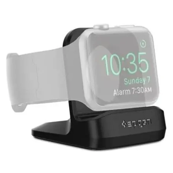 Spigen S350 stojanček pre Apple Watch / Stojanček pre dobíjanie pre Apple Watch / bez nabíjačky / čierny (SGP11584)