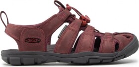 Keen Clearwater Cnx Leather Women wine red dahlia