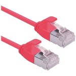 Roline 21.15.3317 RJ45 sieťové káble, prepojovacie káble CAT 6A U/FTP 5.00 m červená (jasná) netienený, bez halogénov, samozhášavý 1 ks; 21.15.3317