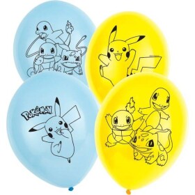 Latexový balónik Pokémon, 6ks - Amscan - Amscan