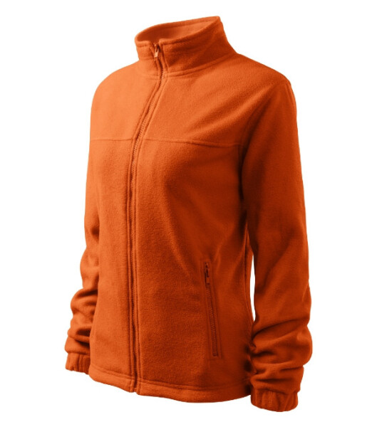 Bunda fleece dámska oranžová L