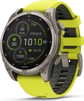 Garmin Fenix 8 Solar Sapphire Žltý (010-02906-21)