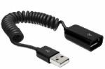 Delock predlžovací kábel USB 2.0 samec - samica / krútený kábel (83163)