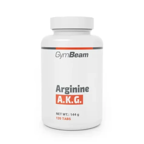 Arginín AKG - GymBeam (bez príchuti, 120 tab.) (6626-1-120 tab)