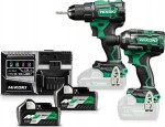 Hitachi HIKOKI.Sada 36/18V KC18DE WJZ (DS18DE + WR18DH) MULTIVOLT 2x5.0Ah HITSYSTEM