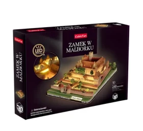 Puzzle 3D Zámok Malbork LED