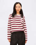 Armedangels Iconic Å Frankaa Bold Sweatshirt 3682 undyed-velvet red XS