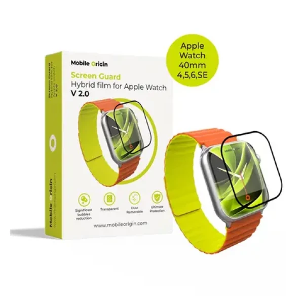 Mobile Origin Screen Guard Hybrid film Ochranná fólia pre Apple Watch 6/5/4/SE 40mm (SGA-AW40)