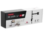 Maclean MC-690 čierna / Nástenný držiak monitora / 13-27" / VESA 75x75-100x100 / nosnosť 8 kg / pivot 360° (MC-690)