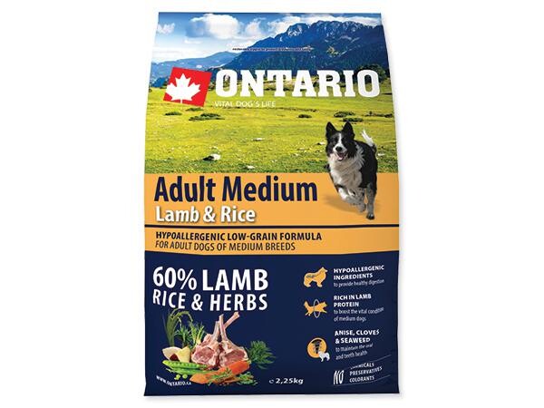 Ontario Dog Medium Adult Lamb