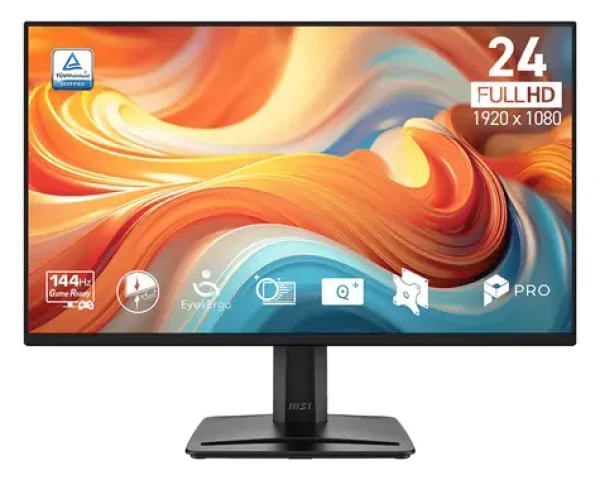 23.8" MSI PRE MP245 E14VL čierna / Monitor / FHD / IPS / 144Hz / HDMI + VGA / VESA (9S6-3PF1CM-003)