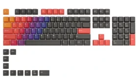 Glorious vymeniteľné klávesy GPBT US Celestial Fire / 114 ks / US layout / Cherry MX(+) (GLO-KC-GPBT-CF)