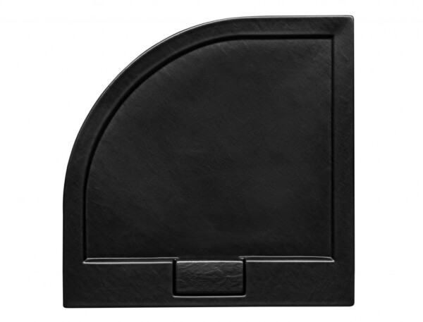 BESCO - Štvrťkruhová sprchová vanička AXIM - STONE EFFECT - Farba - Stone efect, Rozmer B - 90 cm, Rozmer C - 90 cm VANKAXIM90SR55