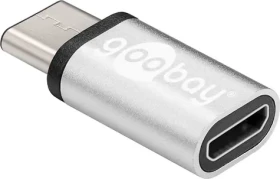 Goobay 56636 strieborná / Adaptér / USB-C na USB Micro-B (56636)
