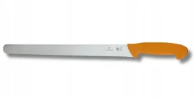 VICTORINOX Špikovací nôž Swibo oranžová / Čepeľ 35 cm / Zúbkovaná / Blister (5.8443.35)