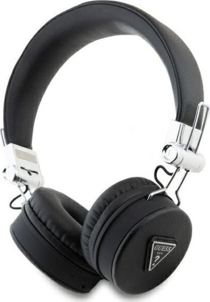 Guess Guess Bluetooth ENC GUBH70PGTSPSK on-ear headphones black/black Grained Classic Round Shape