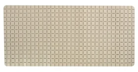 MSV protišmyková podložka do vane QUADRO Premium béžová / SBS kaučuk / 36 x 76 cm