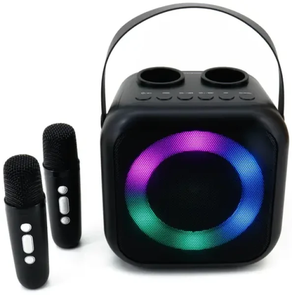 Soundmaster BT2024SW / Karaoke reproduktor / 5W / Bluetooth / Disco light / USB-C / 2x bezdrôtový mikrofón (BT2024SW)