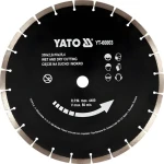 YATO Rezný kotúč diamantový segmentovaný 350x25,4x3,4 mm / Rezný kotúč / betón, murivo, kameň / max. 4400 ot/min (YT-60003)