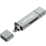 Vention CCJH0 USB2.0 Multifunkčná čítačka kariet sivá (CCJH0)