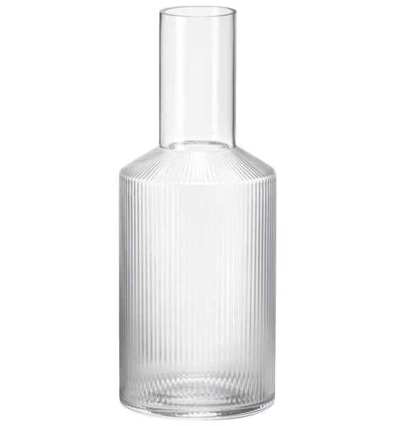 Ferm Living Sklenená karafa Ripple 900 ml
