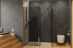 Sprchová zástena Walk-in 140x90 cm SAT SATBWI14090KSROZPR SATBWI14090KSROZPR