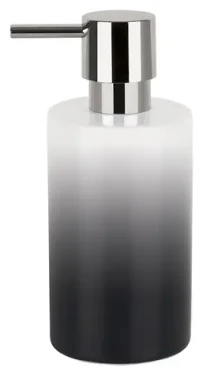 Spirella TUBE Gradient čierno-biely / Dávkovač mydla / Keramika / 300 ml