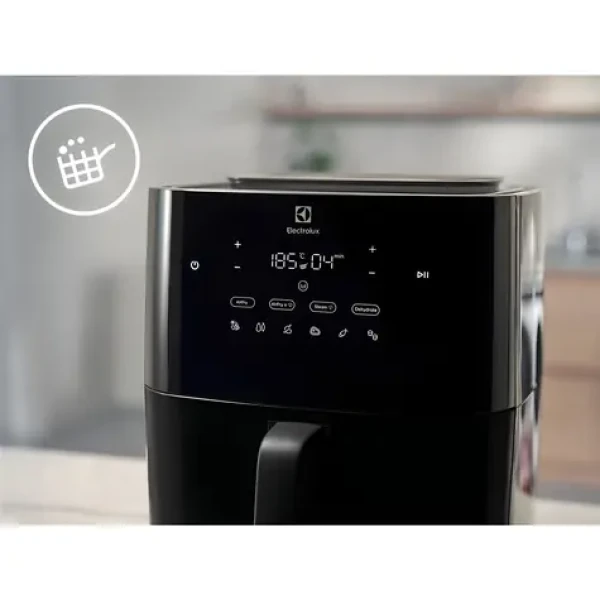 Electrolux EAF7SB čierna / Teplovzdušná fritéza / 1700 W / 6,9 l / 40-200 °C / 6 programov (EAF7SB)