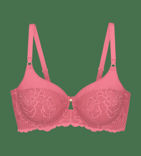 Dámska podprsenka Wild Peony Florale Bra W01 - RED - ružová 3880 - TRIUMPH WILD ROSE 90D