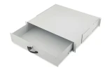 Digitus DN-19 KEY-2U sivá / Zásobník na dokumenty / 2U / Uzamykateľný / pre 19" rozvádzače (DN-19 KEY-2U)