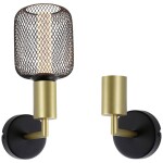 Paulmann Ravi 71137 nástenné svetlo E27 čierna (matná), zlatá; 71137