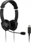 Kensington Headset Hi-Fi (USB) čierna / slúchadlá s mikrofónom / 1.8m / USB (K33065WW)