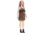 Mamido Barbie bábika Fashionistas šaty v leoparďom vzore
