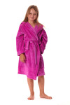 Detský župan Siena s kapucňou 9156 pink pearl - Vestis dětské č.140