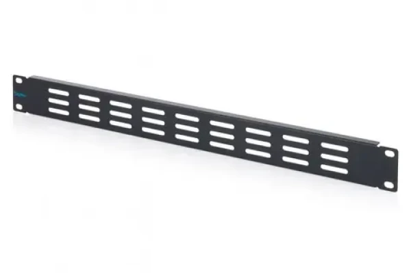 Digitus 19" čierna (DN-97693) / Krycí panel 1U / plný / oceľový plech (DN-97693)