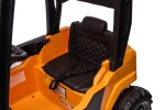 Mamido Detský elektrický vysokozdvižný vozík JCB žltý