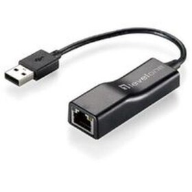 Level One USB-0301, Fast Ethernet 10/100Mbps USB2.0 na Adaptér RJ-45, Win 2000/XP/Vista, MacOS 10.3/1, Wii comp. (540023)