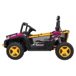 Mamido Detské elektrické autíčko Buggy UTV Speed 24V ružové