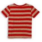Tričko chlapčenské s krátkym rukávom, Minoti, 1STRIPE 1, červená - 74/80 | 9-12m