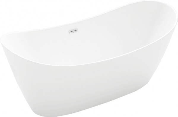 MEXEN - Montana voľne stojaca vaňa 150 x 75 cm biela bez krytu prepadu a zátky 52011507500-SS